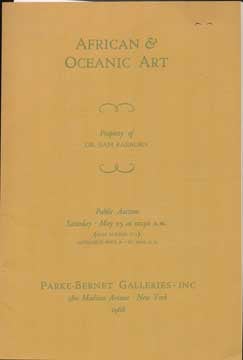 Item #73-5908 African & Oceanic Art - Sale 2711. Parke-Bernet Galleries