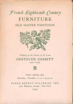 Item #73-5916 French Eighteenth Century Furniture - Sale 1937. Parke-Bernet Galleries