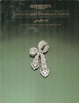 Item #73-5945 Jewellery and Precious Objects - Lots 1-840. Sothebys