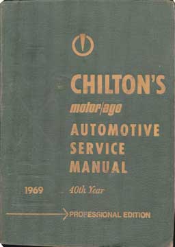 Item #73-6220 Motorage Automotive Service Manual. Chilton Book Company