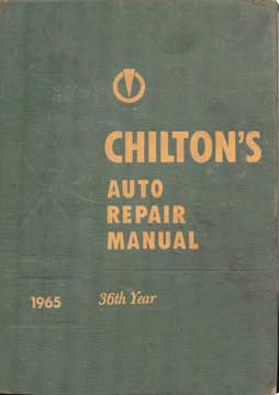 Item #73-6221 Motorage Automotive Service Manual. Chilton Book Company