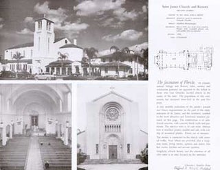 Item #73-6729 Photographs and Plan of Saint James Church and Rectory, Orlando, FL. Donovan Dean,...