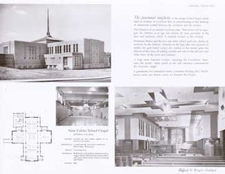 Item #73-6730 Photographs and Plan of Saint Coletta School Chapel, Jefferson, WI. E. Brielmaier,...