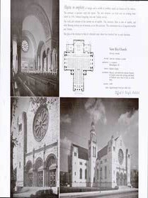 Item #73-6732 Photographs and Plan of Saint Rita Church, Chicago, IL. A F. Moratz