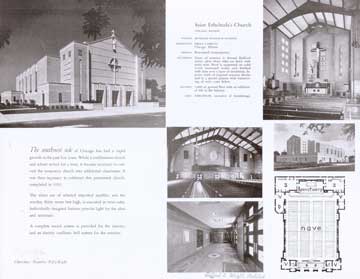 Pirola & Erbach - Photographs and Plan of Saint Ethelreda's Church, Chicago, IL