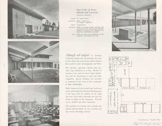 Item #73-6802 Photographs and Plan of Our Lady of Peace School and Convent, Sepulveda, CA. Armet,...
