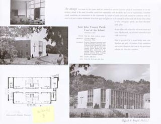 Item #73-6826 Photographs and Plan of Saint John Vianney Parish Curé of Ars School, Cincinnati,...