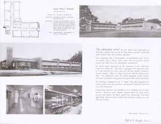 Item #73-6828 Photographs and Plan of Saint Mary's School, Manchester, IA. Frederick W. Mast,...