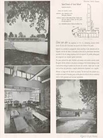Item #73-6837 Photographs and Plan of Saint Francis of Assisi School, Rochester, MN. Gilbertson...