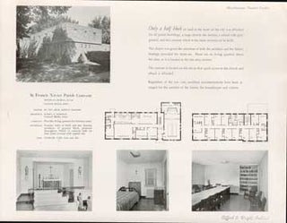 Item #73-6851 Photographs and Plan of St. Francis Xavier Parish Convent, Council Bluffs, IA....