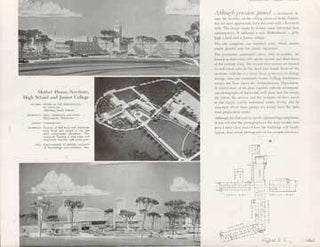 Item #73-6853 Photographs and Plan of Mother House, Novitiate, High School and Junior College,...