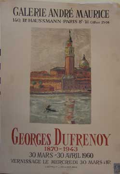 Item #73-7011 Georges Dufrenoy 1870-1943. Georges Dufrenoy