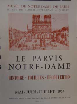 Item #73-7019 Le Parvis Notre-Dame. Musee de Notre Dame