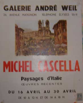 Item #73-7120 Paysages d'Italie. Michel Cascella