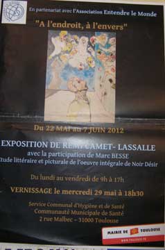 Item #73-7134 Exposition de Remi Camet-Lassalle. Remi Camet-Lassalle