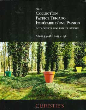 Item #73-7299 Collection Patrice Trigano Itineraire d'une Passion. 5 Juillet 2005. Lot #s 1-261....