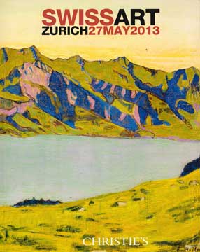 Item #73-7304 Swiss Art. 27 May 2013. Lot #s 1-157. #2001. Christie's