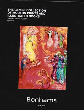 Item #73-7308 The Gemini Collection of Modern Prints and Illustrated Books. 28 October 2014. Lot...