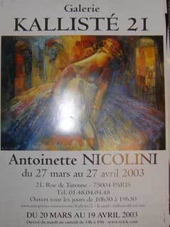 Item #73-7364 Antoinette Nicolini. Antoinette Nicolini