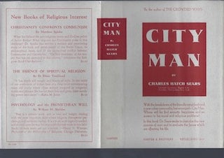 Item #74-0008 City Man (Dust Jacket Only, No Book). Charles Hatch Sears