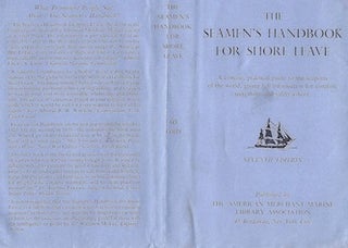Item #74-0012 The Seamen’s Handbook for Shore, Seventh Edition (Dust Jacket Only, No Book)....