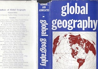 Item #74-0026 Global Geography (Dust Jacket Only, No Book). E Willard Miller, George T. Renner