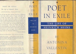 Item #74-0037 Poet in Exile : The Life of Heinrich Heine (Dust Jacket Only, No Book). Antonina...