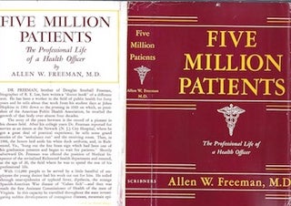 Item #74-0039 Five Million Patients : The Professional Life of a Health Officer (Dust Jacket...