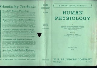 Item #74-0068 Human Physiology, Eighth Edition, Revised. (Dust Jacket Only, No Book). Percy...