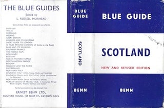 Item #74-0114 Scotland, Second Edition (Dust Jacket Only, No Book). Findlay Muirhead, Blue Guide