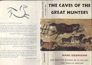 Item #74-0145 The Caves of the Great Hunters (Dust Jacket Only, No Book). Hans Baumann