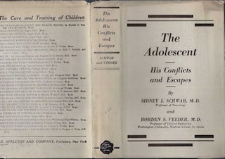 Item #74-0160 The Adolescent : His Conflicts and Escapes (Dust Jacket Only, No Book). Sidney I....