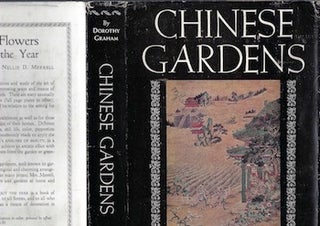 Item #74-0177 Chinese Gardens (Dust Jacket Only, No Book). Dorothy Graham