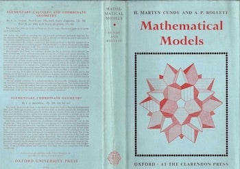 H Martyn Cundy; A P Rollett - Mathematical Models (Dust Jacket Only, No Book)