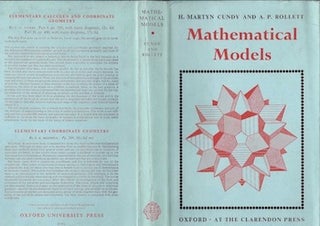 Item #74-0198 Mathematical Models (Dust Jacket Only, No Book). H Martyn Cundy, A P. Rollett