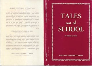 Item #74-0208 Tales Out of School (Dust Jacket Only, No Book). George H. Chase