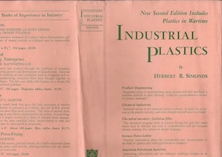 Item #74-0225 Industrial Plastics. 2nd Ed. (Dust Jacket Only, No Book). H R. Simonds