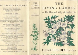 Item #74-0236 The Living Garden or, the How & Why of Garden Life (Dust Jacket Only, No Book). E...