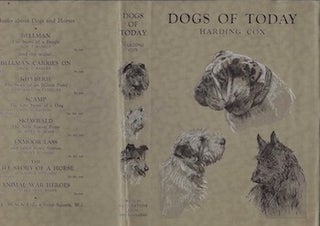 Item #74-0251 Dogs of Today, 3rd ed (Dust Jacket Only, No Book). Harding Edward de Fonglanque Cox