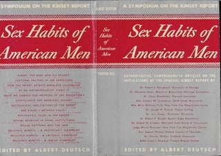 Item #74-0263 Sex Habits of American Men : A Symposium on the Kinsey Report (Dust Jacket Only,...
