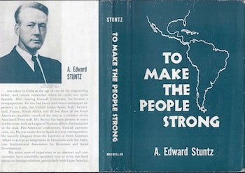 Item #74-0281 To Make the People Strong (Dust Jacket Only, No Book). Albert Edward Stuntz.