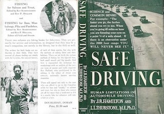 Item #74-0294 Safe Driving Human Limitations in Automobile Driving (Dust Jacket Only, No Book)....