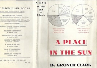Item #74-0303 A Place in the Sun (Dust Jacket Only, No Book). Grover Clark