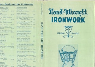 Item #74-0306 Hand-Wrought Ironwork. (Dust Jacket Only, No Book). Edward F. Krom, Peter J. Paige