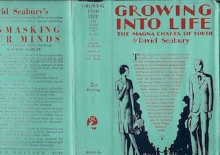 Item #74-0323 Growing Into Life a Magna Charta of Youth, (Dust Jacket Only, No Book). David Seabury