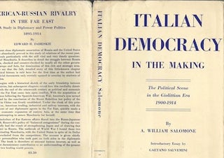 Item #74-0327 Italian Democracy in the Making, the Political Scence in the Biolittian Era,...