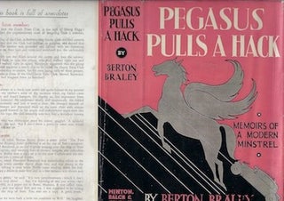 Item #74-0356 Pegasus Pulls a Hack : Memoirs of a Modern Minstrel (Dust Jacket Only, No Book)....