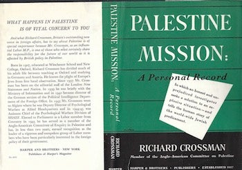 R H S Crossman - Palestine Mission, a Personal Record (Dust Jacket Only, No Book)