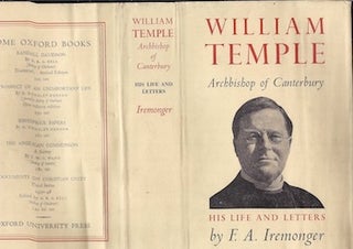 Item #74-0423 William Temple, Archbishop of Canterbury : His Life and Letters. (Dust Jacket...