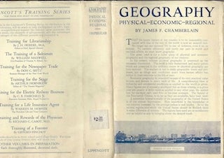 Item #74-0470 Geography, Physical, Economic, Regional (Dust Jacket Only, No Book). James...